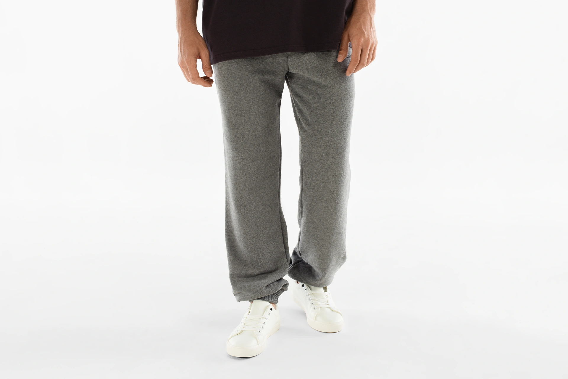 Брюки спортивные унисекс, темно-серые